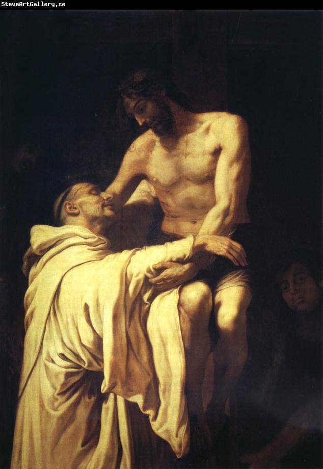 RIBALTA, Francisco Christ Embracing St.Bernard